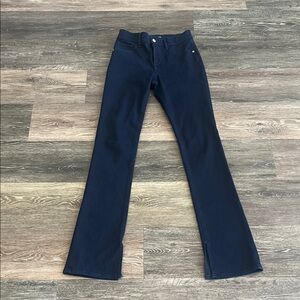 Express Dark Blue Flare Jeans